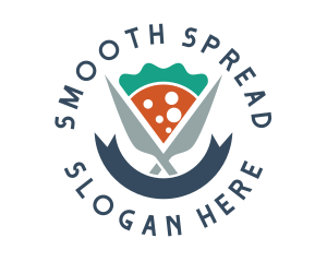 Knife Pizza Pizzeria logo design