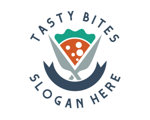 Cook - Knife Pizza Pizzeria logo design