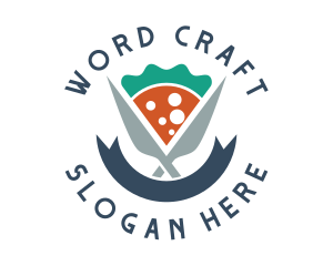 Knife Pizza Pizzeria logo design