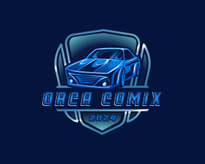 Drag Racing - Automotive Car Detailing logo design