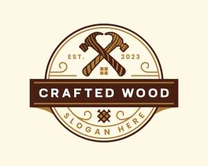 Hammer Wood Carpentry logo design