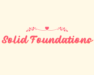 Heart - Feminine Fashion Heart logo design