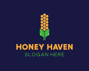 Honey Corn Crop logo design