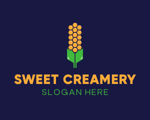 Honey Corn Crop logo design