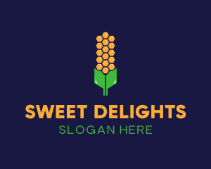 Honey Corn Crop logo design