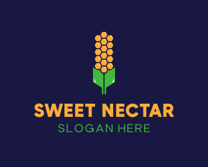 Honey Corn Crop logo design