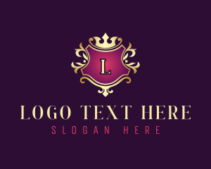 Nsignia - Elegant Crest Crown logo design