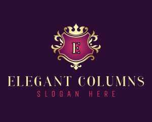 Elegant Crest Crown logo design