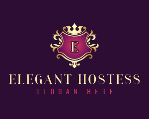 Elegant Crest Crown logo design