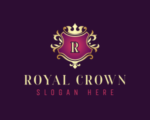 Elegant Crest Crown logo design