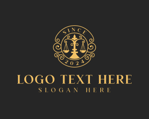 Lawyer Court Prosecutor logo design