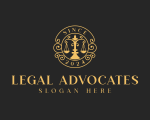 Lawyer Court Prosecutor logo design