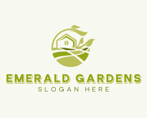 Backyard Lawn Landscaper logo design