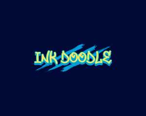 Neon Ink Graffiti  logo design