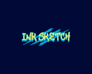 Neon Ink Graffiti  logo design