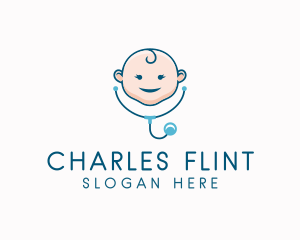 Childrens Clinic - Baby Medical Pediatric logo design