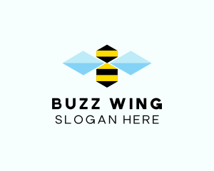 Abstract Honey Bee  logo design