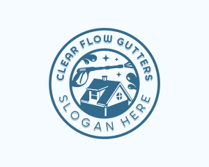 Gutter - Pressure Washing Sanitation logo design