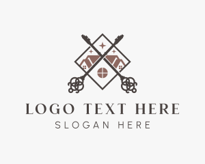 Home - Residential Estate Key logo design