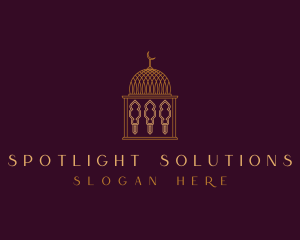 Arabic Mosque Building logo design