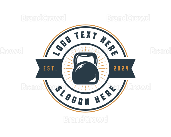 Kettlebell Gym Training Logo