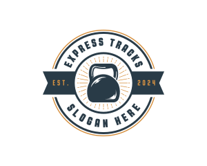 Kettlebell Gym Training logo design