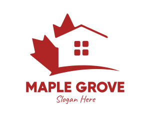 Maple - Canada Maple Housing logo design