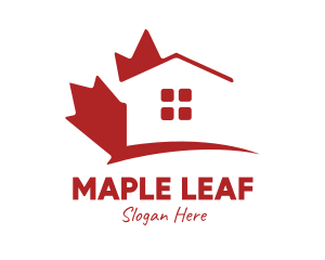 Canada Maple Housing  logo design