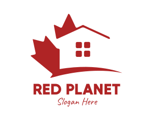 Canada Maple Housing  logo design