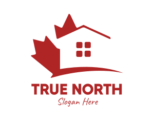 Canada Maple Housing  logo design
