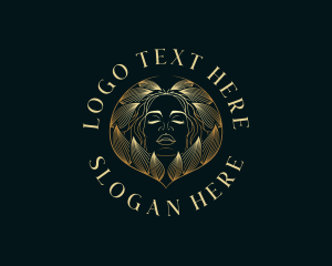 Makeup - Luxury Wellness Beauty logo design