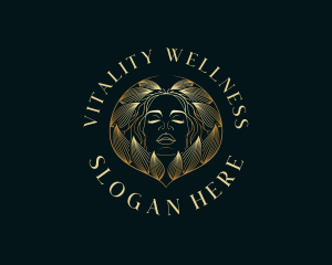 Luxury Wellness Beauty logo design