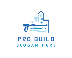 Building Pressure Washing logo design