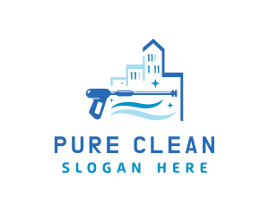 Building Pressure Washing logo design