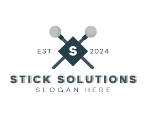Stick - Musical Mallet Stick logo design