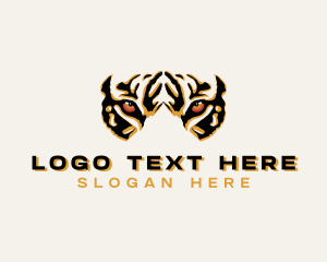 Wildlife - Tiger Zoo Wildlife logo design