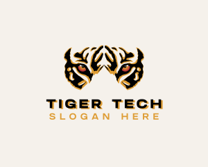 Tiger Zoo Wildlife logo design