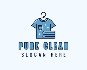 Shirt Clothes Cleaning  logo design