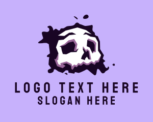 Bone - Skull Gaming Avatar logo design
