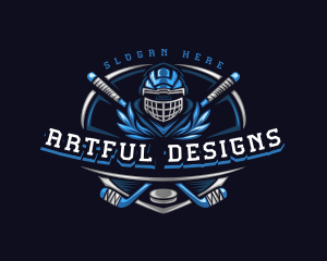 Sports Hockey Varsity logo design