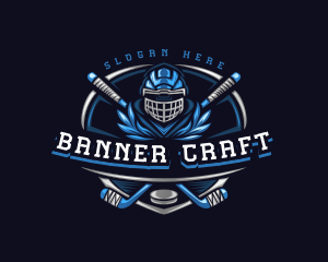 Sports Hockey Varsity logo design