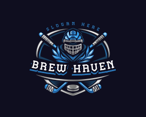 Sports Hockey Varsity logo design