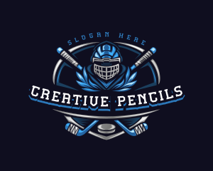 Sports Hockey Varsity logo design