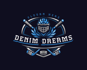 Sports Hockey Varsity logo design