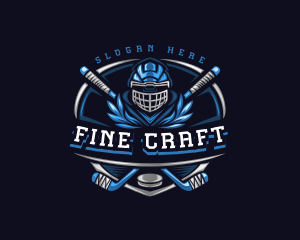 Sports Hockey Varsity logo design