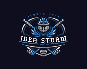 Sports Hockey Varsity logo design