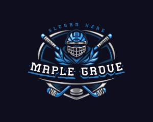 Sports Hockey Varsity logo design