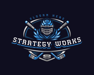 Sports Hockey Varsity logo design