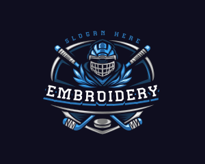 Sports Hockey Varsity logo design