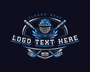 League - Sports Hockey Varsity logo design